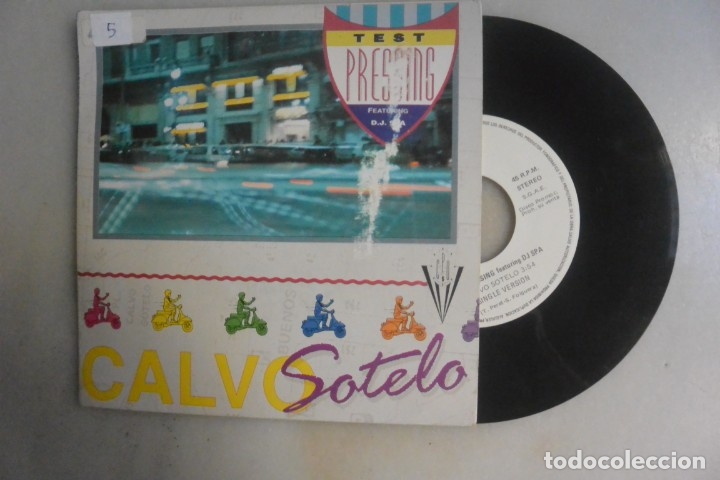 Discos de vinilo: DISCO SINGLE TEST PRESSING, CALVO SOTELO - Foto 1