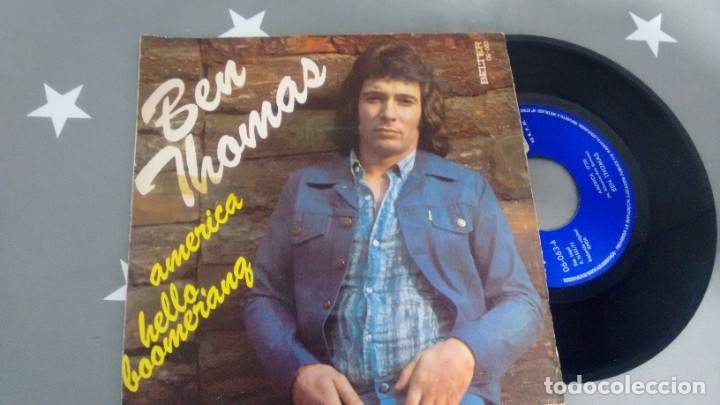 Discos de vinilo: SINGLE (VINILO) DE BEN THOMAS A&Ntilde;OS 70 - Foto 1