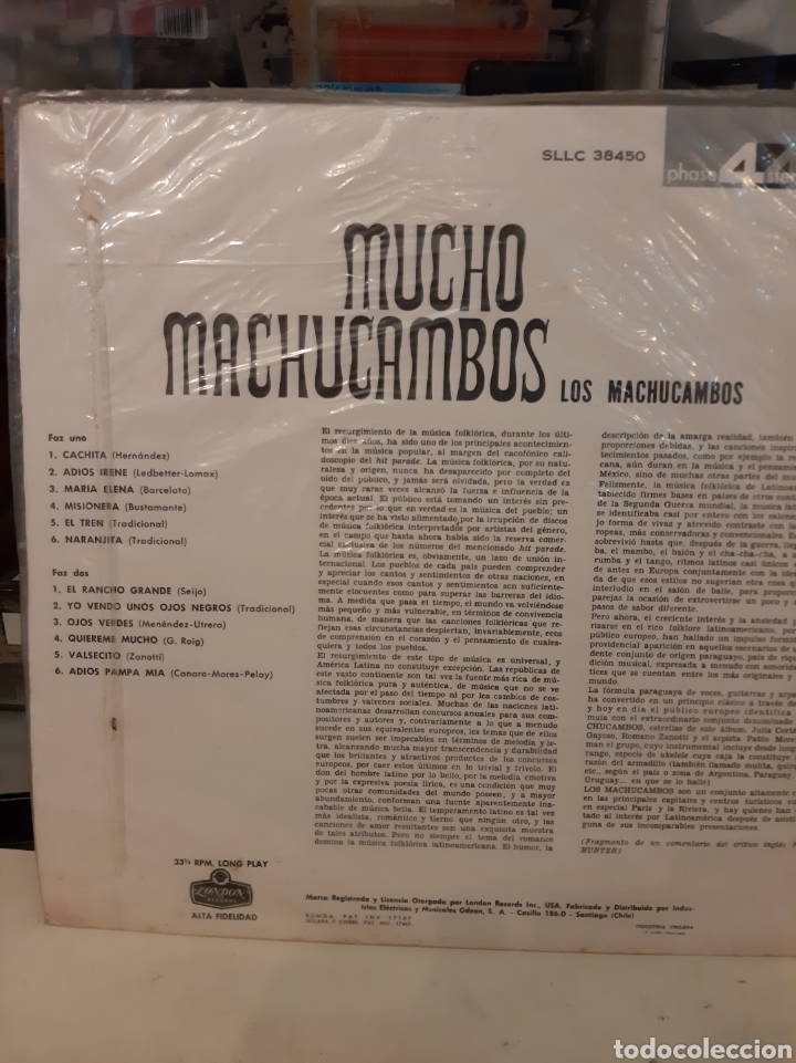 Discos de vinilo: Mucho Machucambus London 1966 - Foto 2