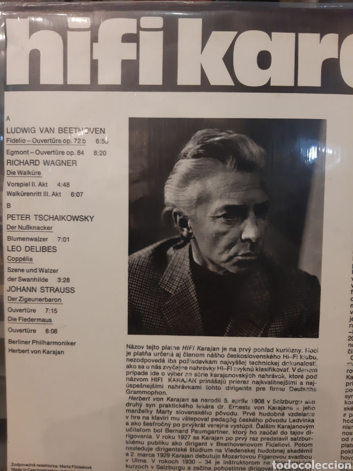 Discos de vinilo: Checoslovaca hifiKarajan Opus - Foto 2