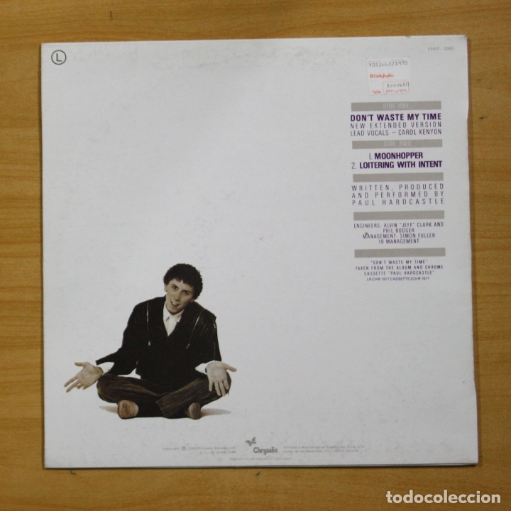 Discos de vinilo: PAUL HARDCASTLE - DON&acute;T WASTE MY TIME - MAXI - Foto 2