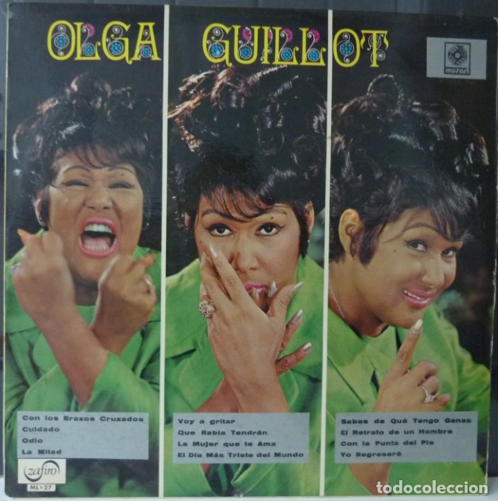 Dischi in vinile: OLGA GUILLOT//CON LOS BRAZOS ABIERTOS Y OTRAS//1972//(VG VG). LP