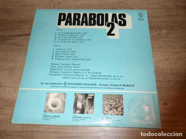 Discos de vinilo: PARABOLAS 2 - Foto 2