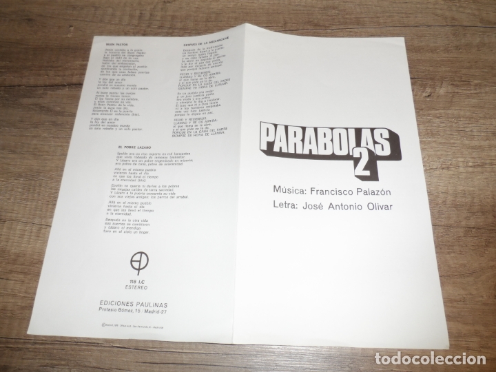 Discos de vinilo: PARABOLAS 2 - Foto 3
