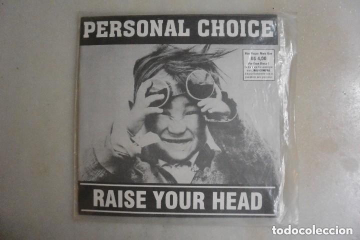 Discos de vinilo: DISCO SINGLE HARD CORE PERSONAL CHOISE RAISE YOUR HEAD - Foto 1
