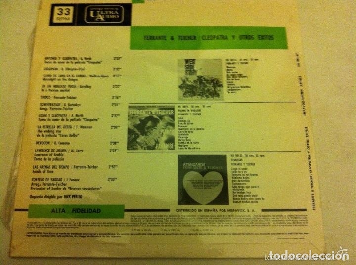 Discos de vinilo: ferrante & teicher (cleopatra) - 1963 - Foto 2