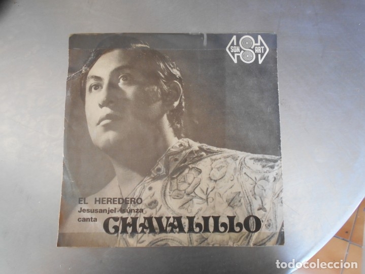 Discos de vinilo: JORGE CARRILLO CHAVALILLO-SINGLE EL HEREDERO - Foto 2