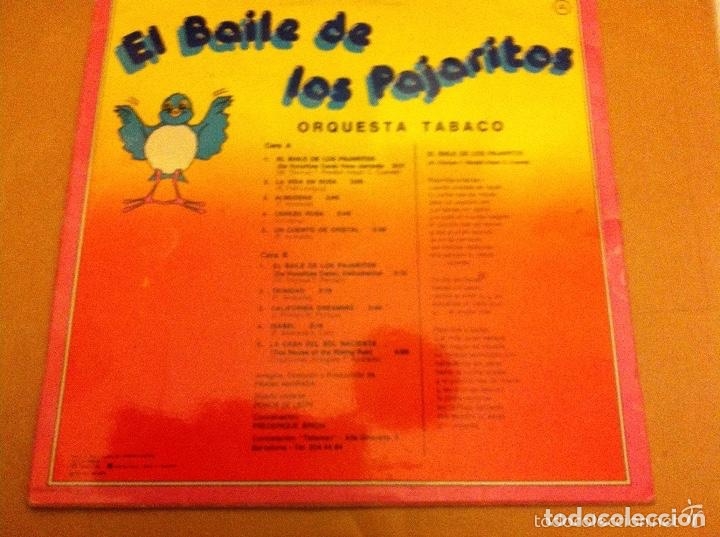 Discos de vinilo: orquesta tabaco (el baile de los pajaritos)-1981 - Foto 2