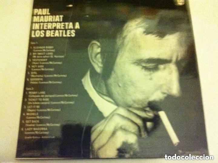 Discos de vinilo: paul mauriat - interpreta a LOS BEATLES - 1975- LP - Foto 2