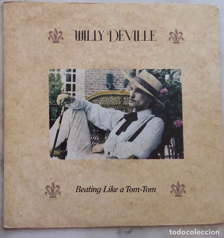 Discos de vinilo: WILLY DEVILLE, BEATING LIKE A TOM TOM / BIG BLUE DIAMONDS. SINGLE FRANCIA - Foto 1