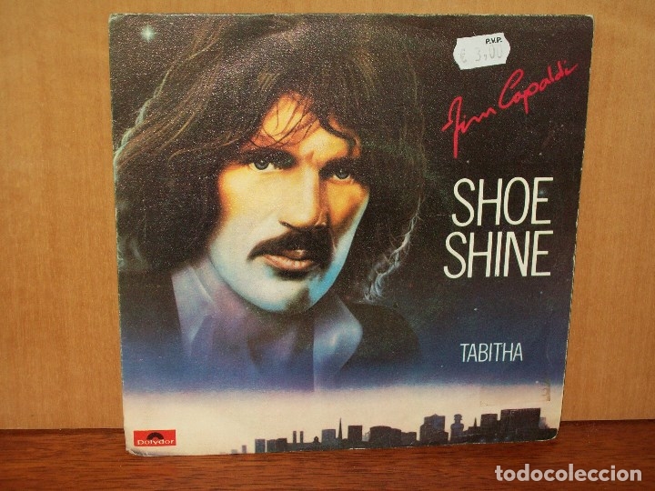 Discos de vinilo: JIM  CAPALDI  -  SHOE  SHINE  -   TABITHA  -  SINGLE - Foto 1