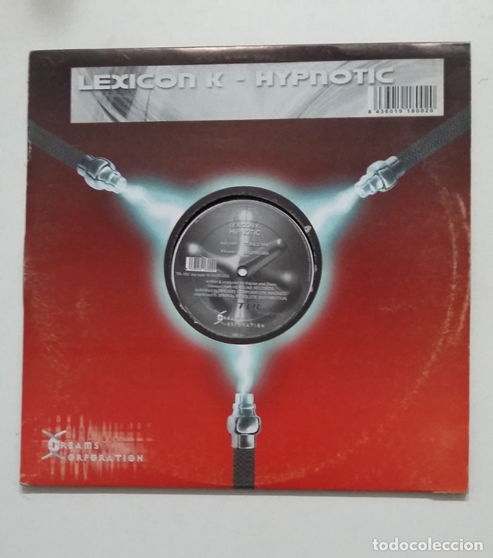 Discos de vinilo: LEXICON K HYPNOTIC. TRANCE MIX. MAXI SINGLE. TDKDA70 - Foto 1