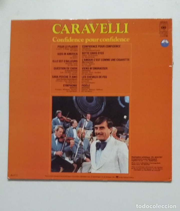 Discos de vinilo: CARAVELLI. CONFIDENCE POUR CONFIDENCE. LP. TDKDA70 - Foto 2