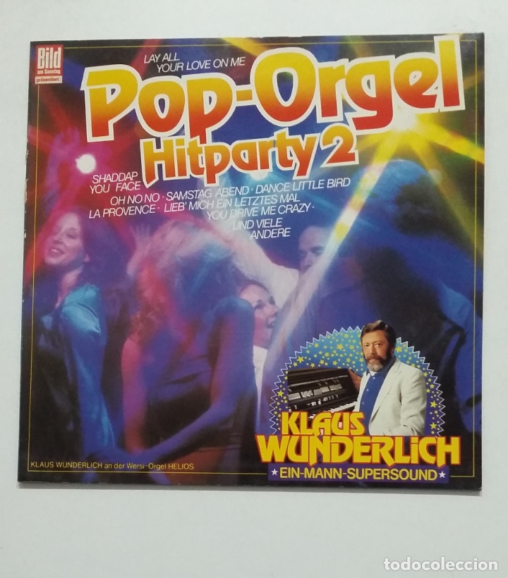 Discos de vinilo: POP-ORGEL. HITPARTY 2. KLAUS WUNDERLICH. TDKDA70 - Foto 1