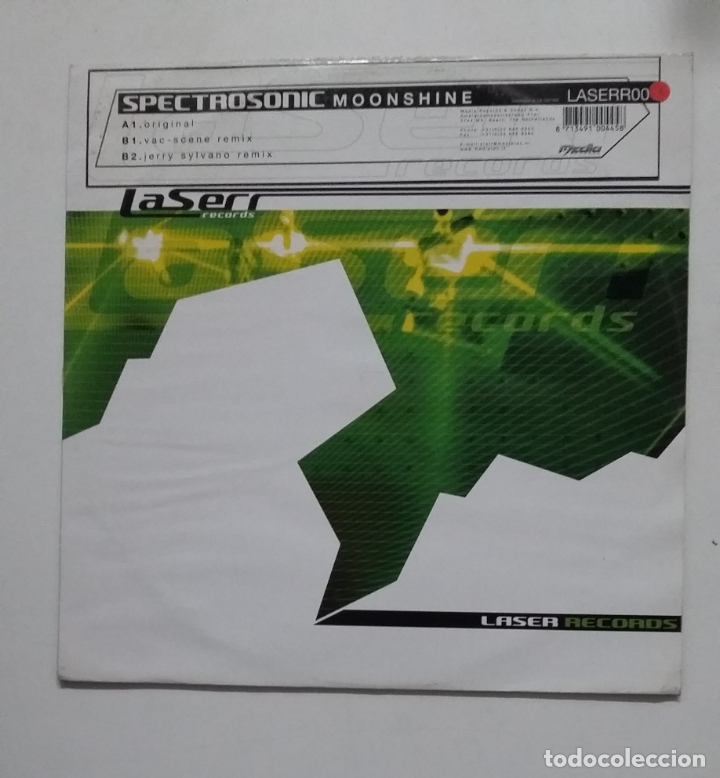 Discos de vinilo: SPECTROSONIC. MOONSHINE. LASER RECORDS. MAXI SINGLE. TDKDA70 - Foto 1