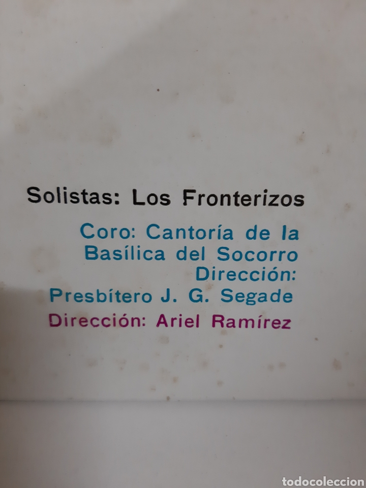 Discos de vinilo: Lp misa Criolla Philips - Foto 2