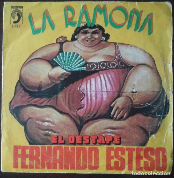 Discos de vinilo: Fernando Esteso - Lauren Postigo: La Ramona / El destape - Foto 1
