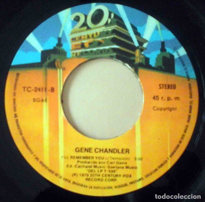 Discos de vinilo: Gene Chandler - When Youre / Ill Remember You - Foto 3
