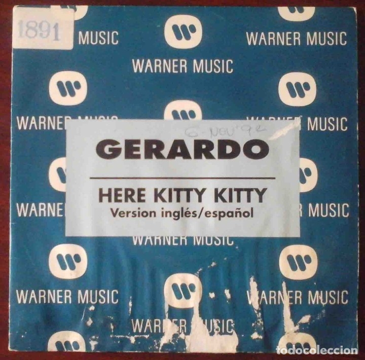 Discos de vinilo: Gerardo - Here Kitty Kitty (Versi&oacute;n ingl&eacute;s y espa&ntilde;ol) Ven Michu Michu - Foto 1