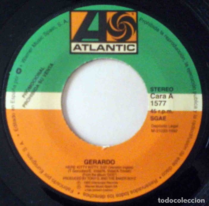 Discos de vinilo: Gerardo - Here Kitty Kitty (Versi&oacute;n ingl&eacute;s y espa&ntilde;ol) Ven Michu Michu - Foto 3