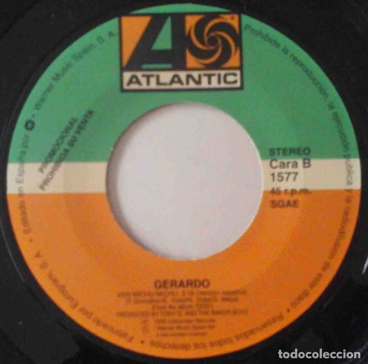 Discos de vinilo: Gerardo - Here Kitty Kitty (Versi&oacute;n ingl&eacute;s y espa&ntilde;ol) Ven Michu Michu - Foto 4