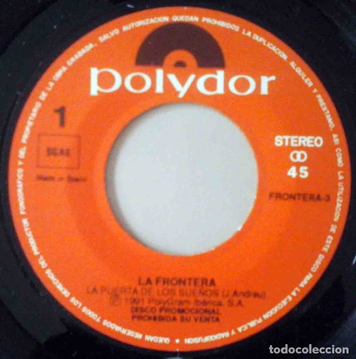Discos de vinilo: La frontera - La puerta de los sue&ntilde;os - Polydor 1991 - Foto 3