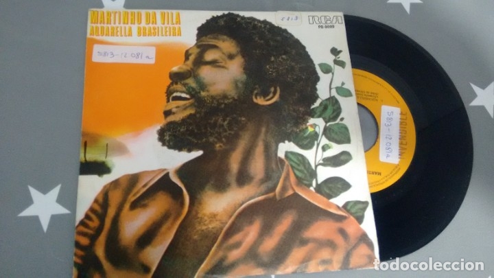 Disques de vinyle: SINGLE (VINILO) DE MARTINHO DA VILA A&Ntilde;OS 70