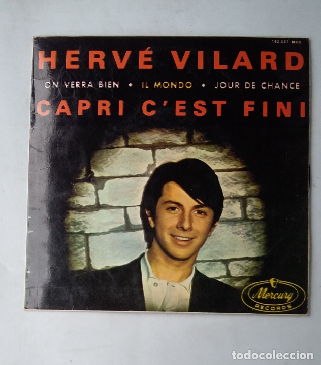 Discos de vinilo: Herve Vilard - Capri cest fini. TDKDS17 - Foto 1