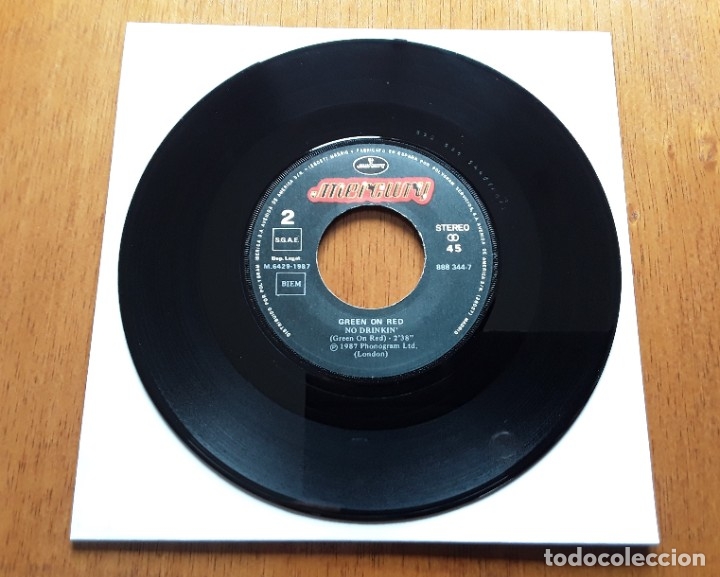 Discos de vinilo: GREEN ON RED - CLARKESVILLE 1987 ORIGINAL SINGLE - Foto 4