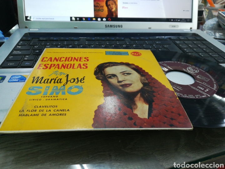 Discos de vinilo: Mar&iacute;a Jos&eacute; simo ep clavelitos + 2 - Foto 1