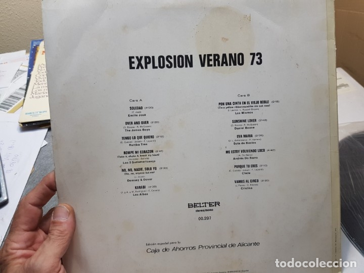 Discos de vinilo: LP-EXPLOSION VERANO 73-disco en funda original 1973 - Foto 2