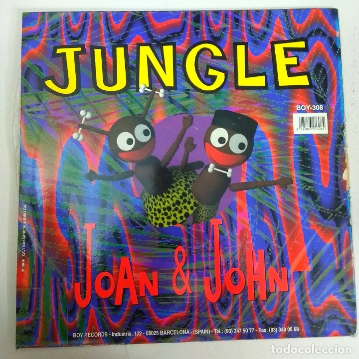 Discos de vinilo: MAXI SINGLE DISCO VINILO JUNGLE JOAN AND JOHN - Foto 1