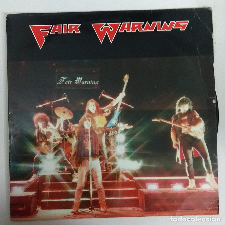 Discos de vinilo: MAXI SINGLE DISCO VINILO VAN HALEN FAIR WARNING - Foto 1