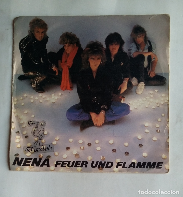 Vinyl-Schallplatten: NENA. - FEUER UND FLAMME / WOMAN ON FIRE - SINGLE. tdkds18