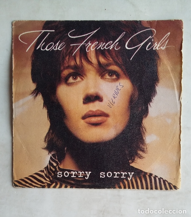 Disques de vinyle: THOSE FRENCH GIRLS - Sorry sorry / Punching. SINGLE. TDKDS18