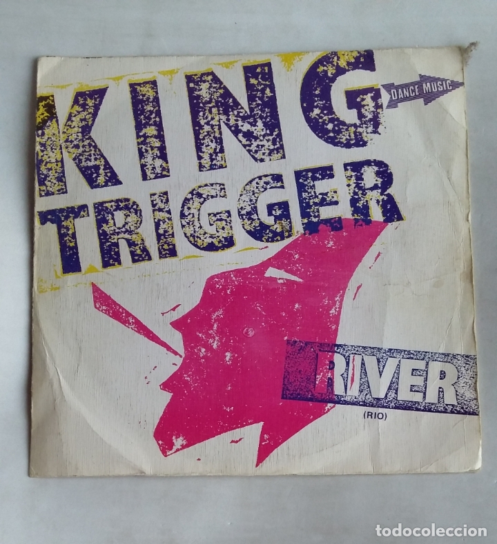 Discos de vinilo: KING TRIGGER - river / push or slide - SINGLE. tdkds18 - Foto 1