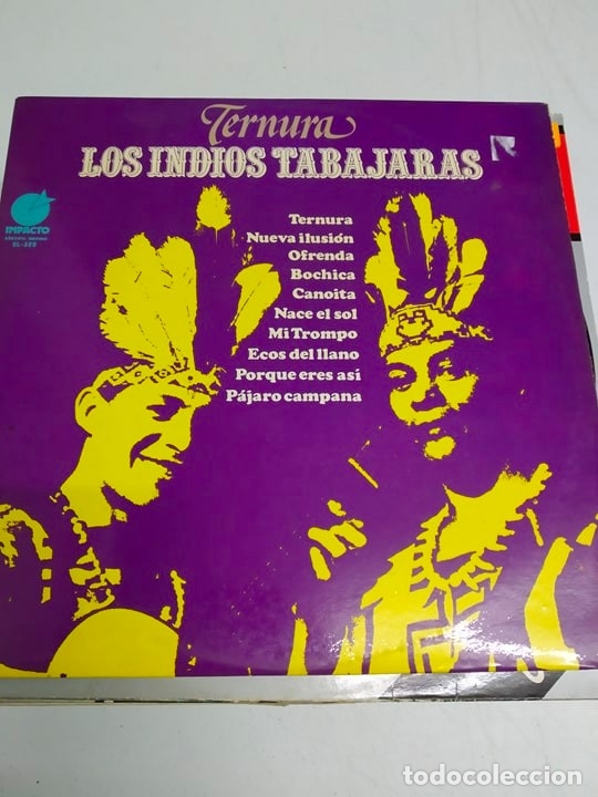 Discos de vinilo: Los Indios Tabajaras &lrm;&ndash; Ternura - Foto 1
