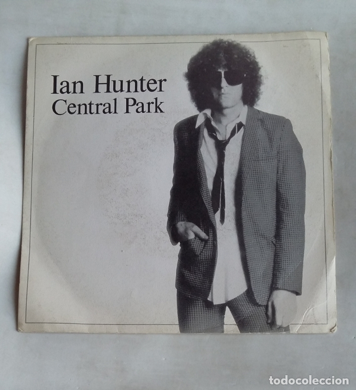 Discos de vinilo: IAN HUNTER. Central Park / Rain. Single. tdkds18 - Foto 1