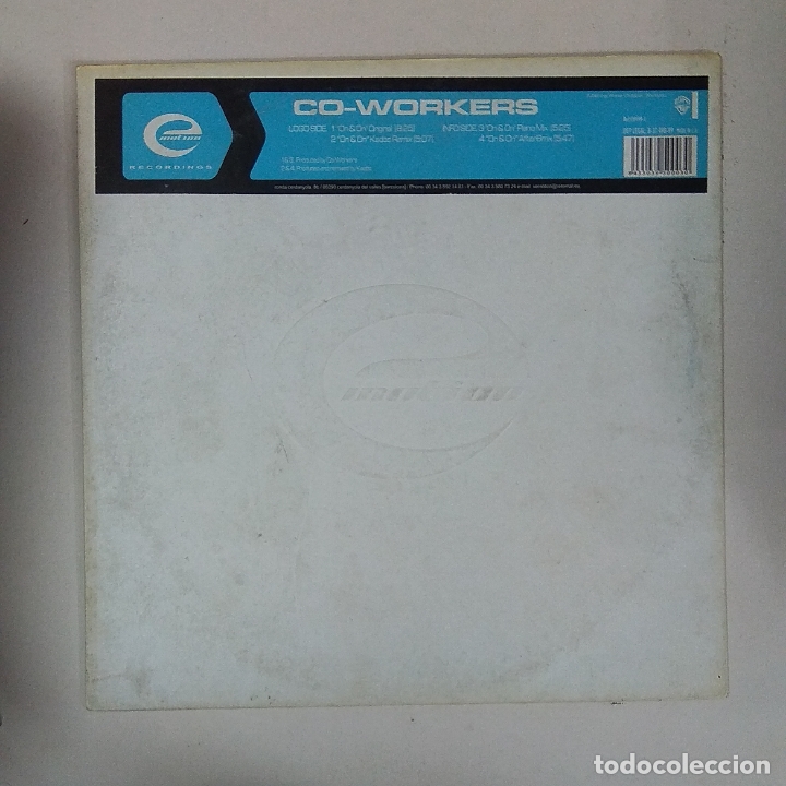 Discos de vinilo: MAXI SINGLE DISCO VINILO CO WORKERS ON AND ON - Foto 1