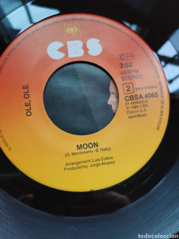 Discos de vinilo: Ole ole - Carmen - Conspiracy - Version inglesa - Single vinilo - Foto 5