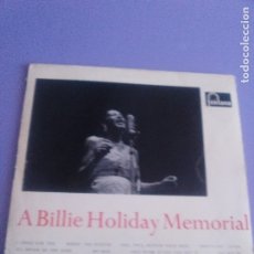 Discos de vinilo: JOYA LP ORIGINAL. A BILLIE HOLIDAY MEMORIAL SELLO FONTANA TFL 5106. UK AÑO 1960.. Lote 177523915