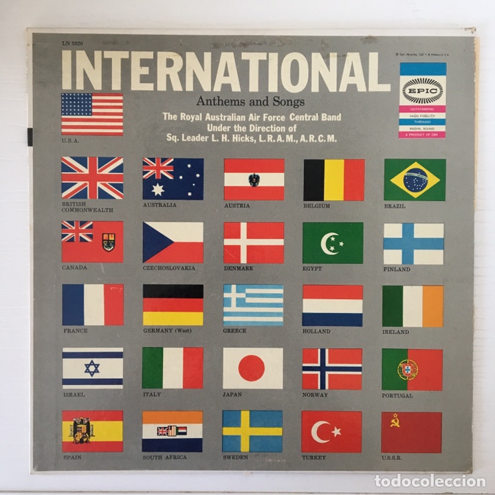 Discos de vinilo: LP - International Anthems and Songs