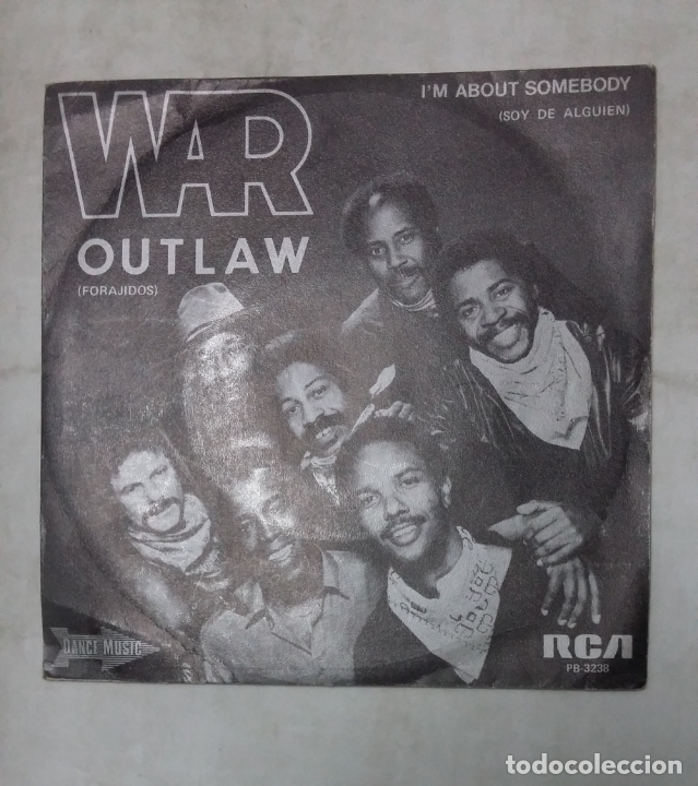 Discos de vinilo: WAR Outlaw - Forajidos. Single. tdkds19 - Foto 1