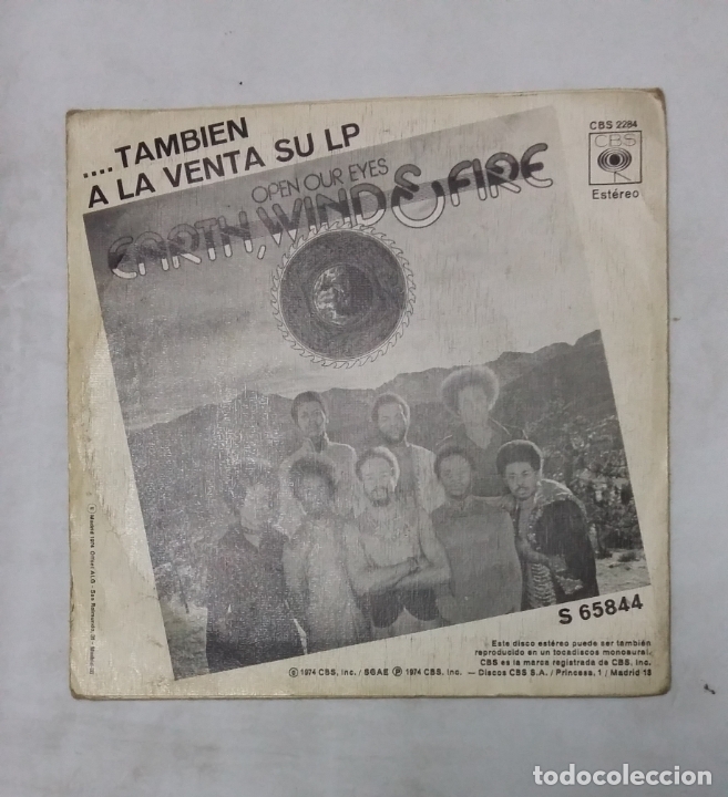Discos de vinilo: Earth, Wind & Fire, Poderoso Poderoso. Single. TDKDS19 - Foto 2