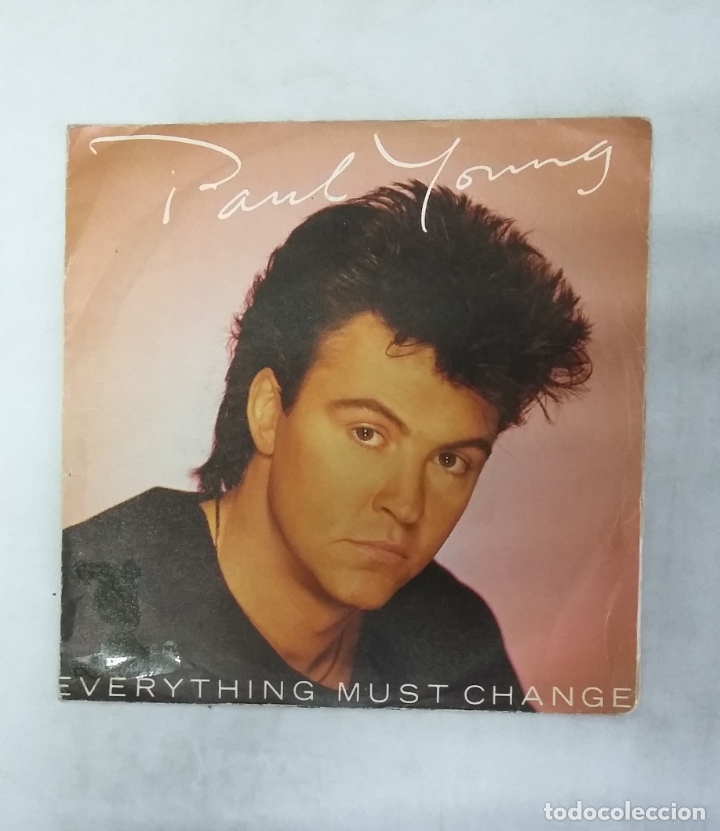 Discos de vinilo: PAUL YOUNG - EVERYTHING MUST CHANGE - SINGLE. tdkds19 - Foto 1
