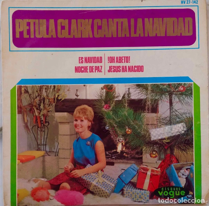 Discos de vinilo: PETULA CLARK CANTA A LA NAVIDAD. EP ESPA&Ntilde;A - Foto 1