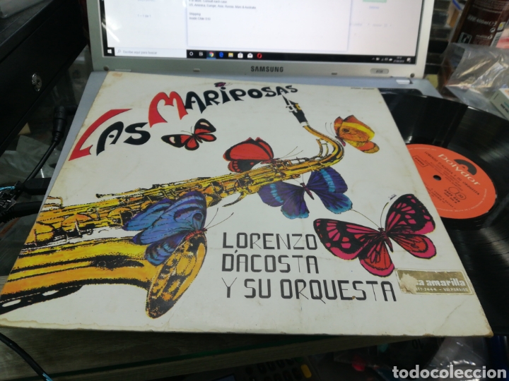 Vinyl records: Lorenzo d'acosta y su orquesta lp las mariposas Chile 1976