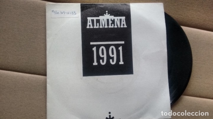 Discos de vinilo: SINGLE (VINILO) DE  ALMENA A&Ntilde;OS 90 - Foto 1
