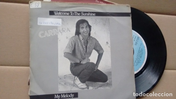 Discos de vinilo: SINGLE (VINILO) DE  CARRARA A&Ntilde;OS 80 - Foto 1