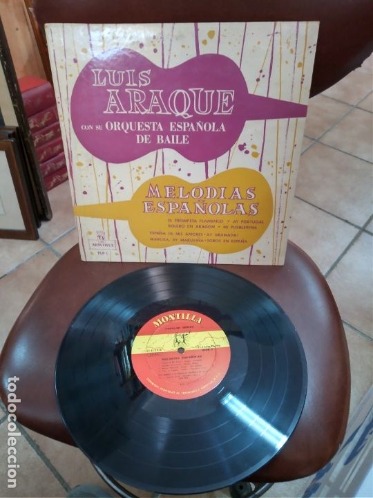 Discos de vinilo: Lp Luis araque orquesta espa&ntilde;ola de baile. Melod&iacute;as espa&ntilde;olas. El trompeta flamenco ay Granada marux